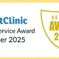 WhatClinic Patient Service Award 2025 - Dental Premier Clinic Bucharest Romania