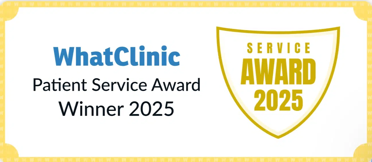 WhatClinic Patient Service Award 2025 - Dental Premier Clinic Bucharest Romania