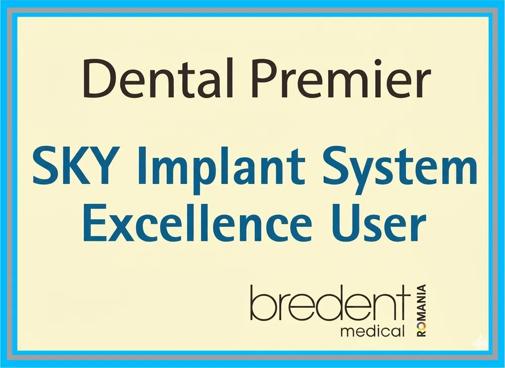 Certificat Excelenta Bredent - Clinica stomatologica Dental Premier din Bucuresti Certificat Excelenta Bredent - Clinica stomatologica Dental Premier din Bucuresti