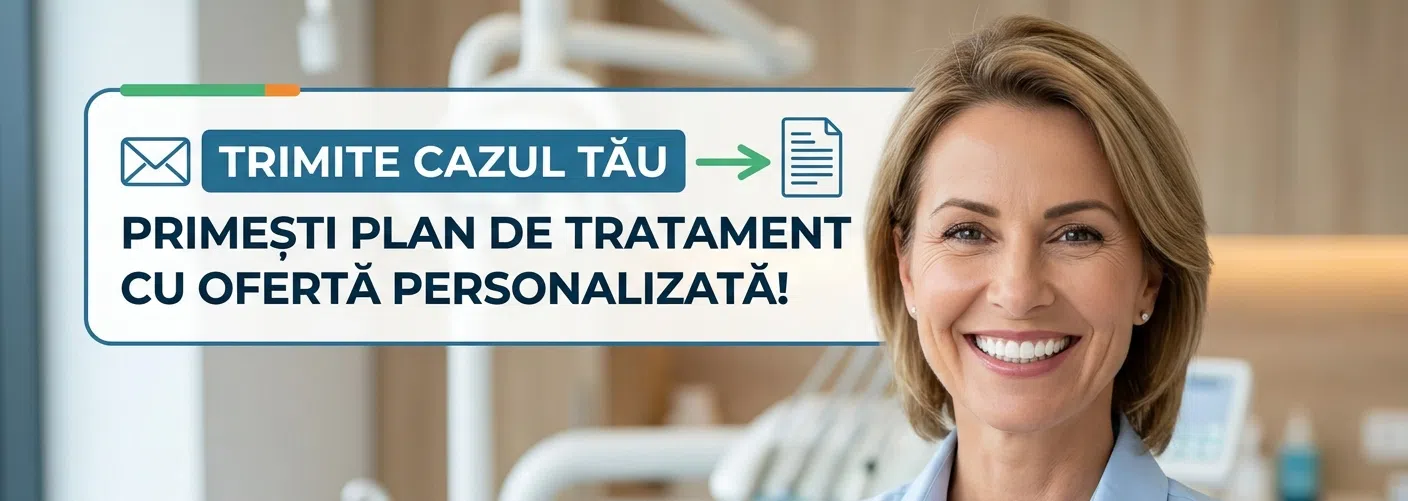 Solicita oferta pret tratament cu implanturi dentare